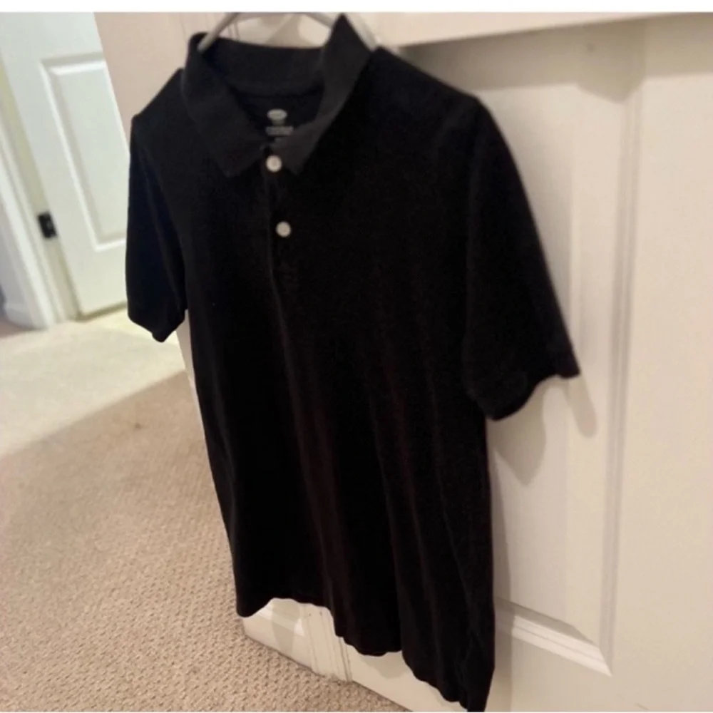 3/$19 Old Navy black school uniform shirt sleeve polo shirt